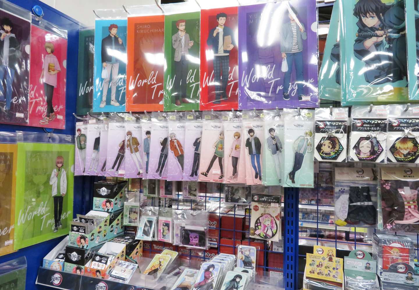 Interior of Animate Shibuya store featuring anime merchandise and product displays