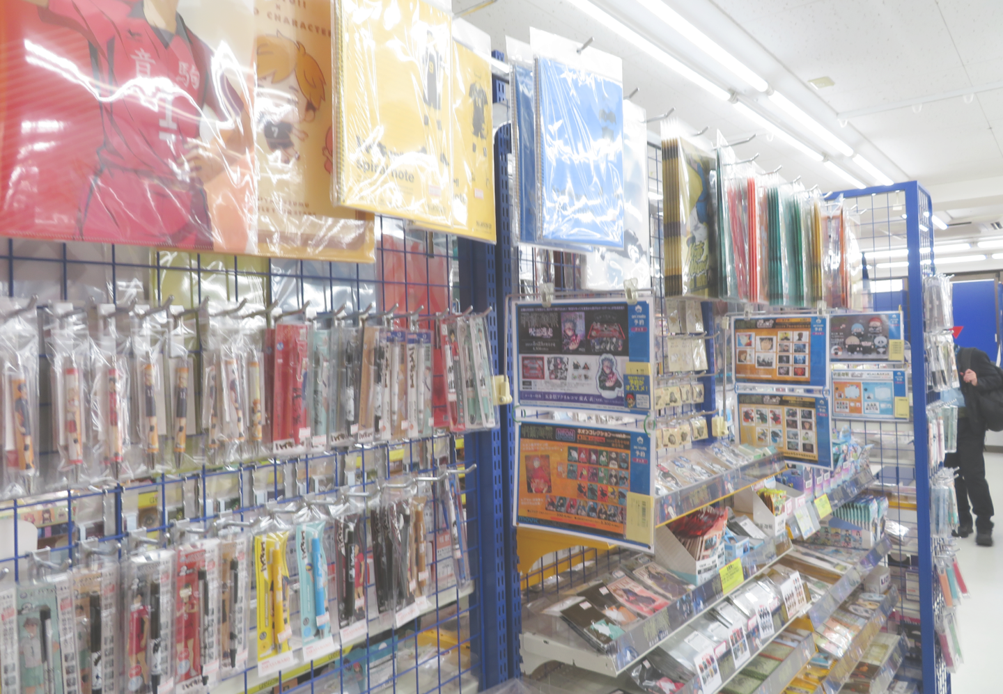 Interior of ANIMATE KAMATA store showcasing anime merchandise and displays