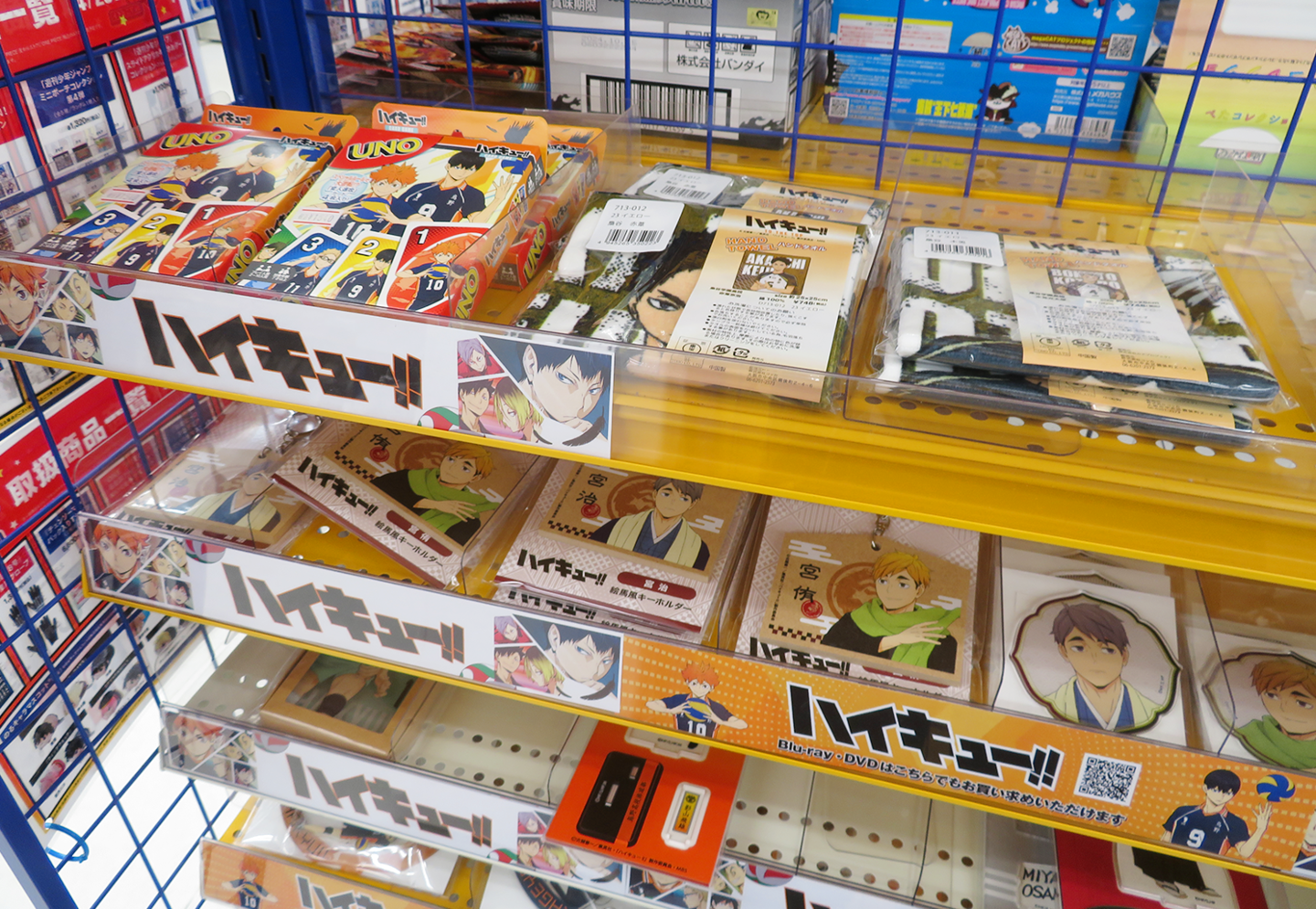 Interior of ANIMATE KAMATA store showcasing anime merchandise and displays