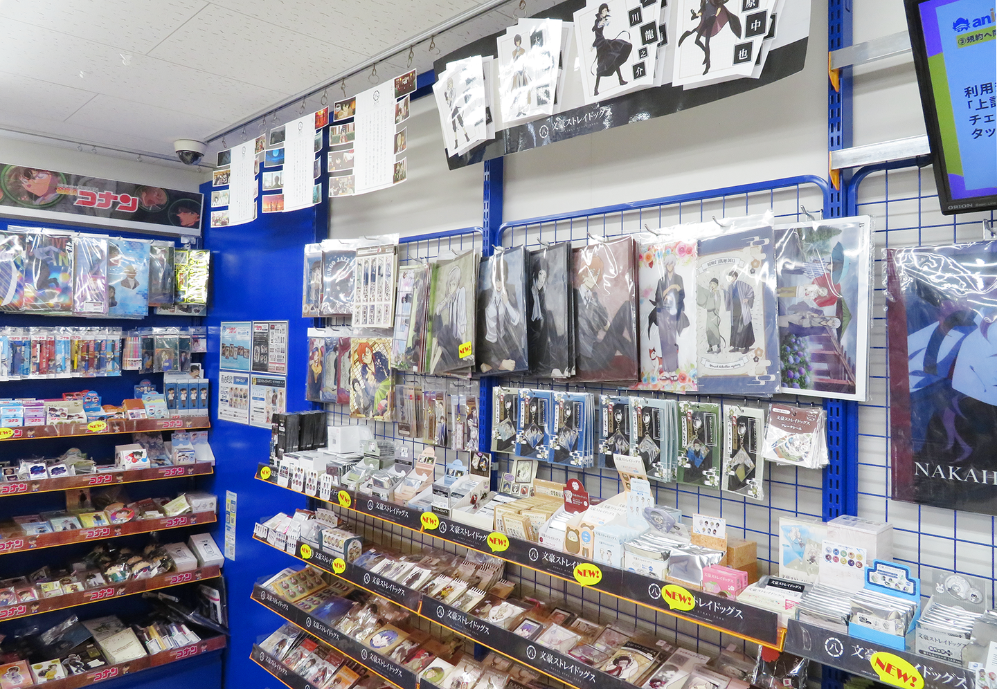 Interior of ANIMATE TACHIKAWA store showcasing anime merchandise and displays