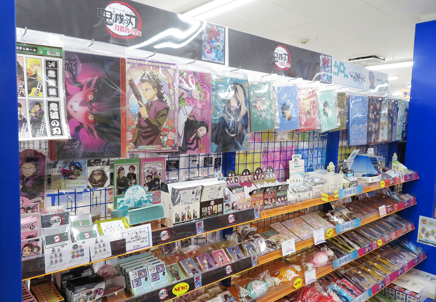 Interior of ANIMATE TACHIKAWA store showcasing anime merchandise and displays