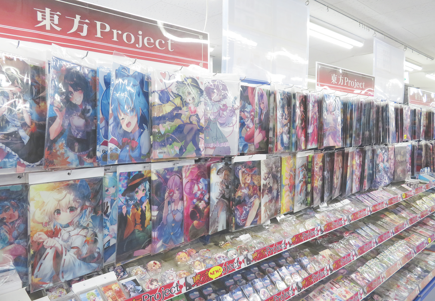 Interior of ANIMATE TACHIKAWA store showcasing anime merchandise and displays