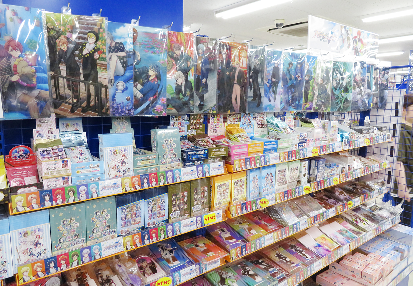 Interior of ANIMATE TACHIKAWA store showcasing anime merchandise and displays