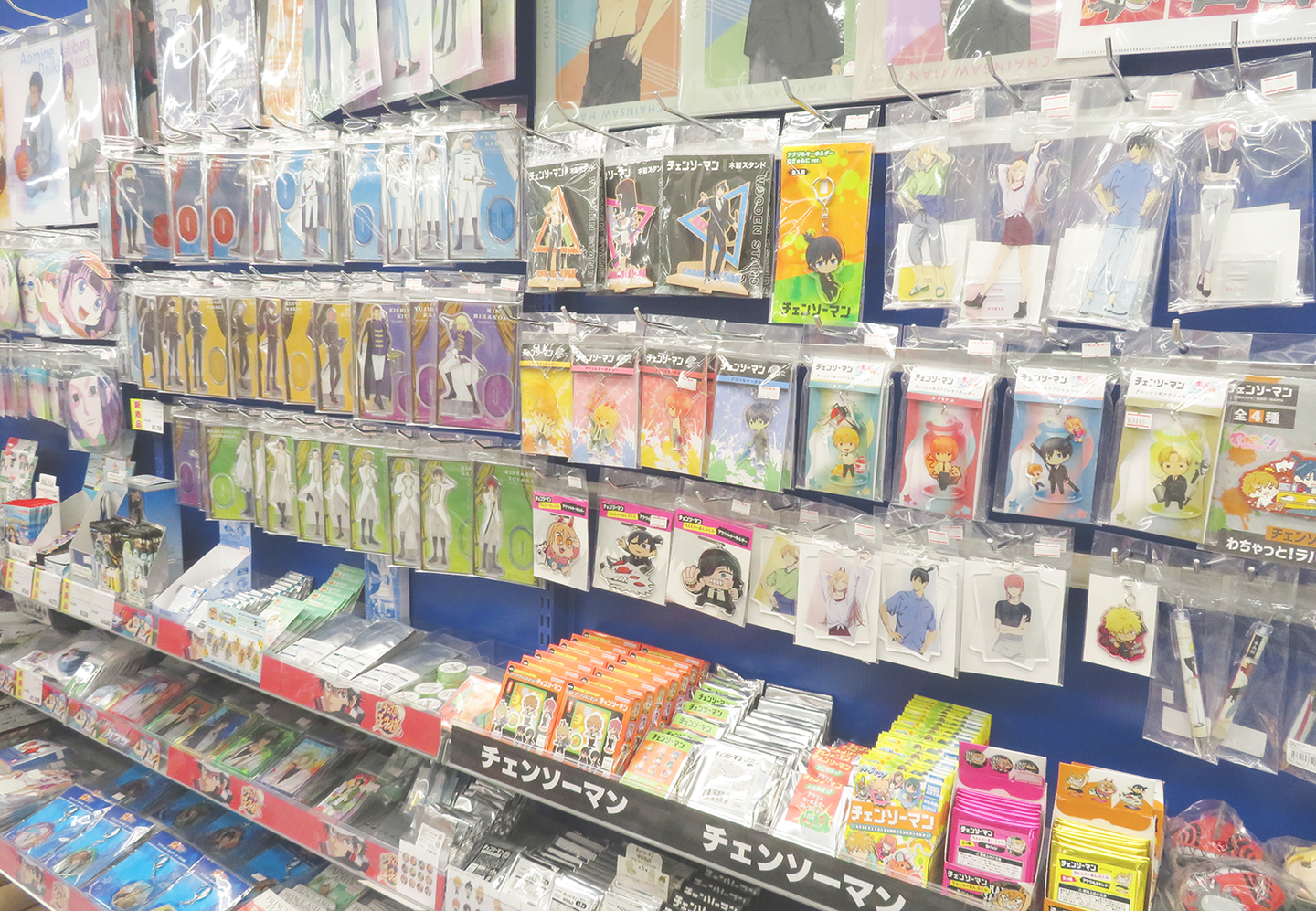 Interior of ANIMATE HACHIOJI store showcasing anime merchandise and displays