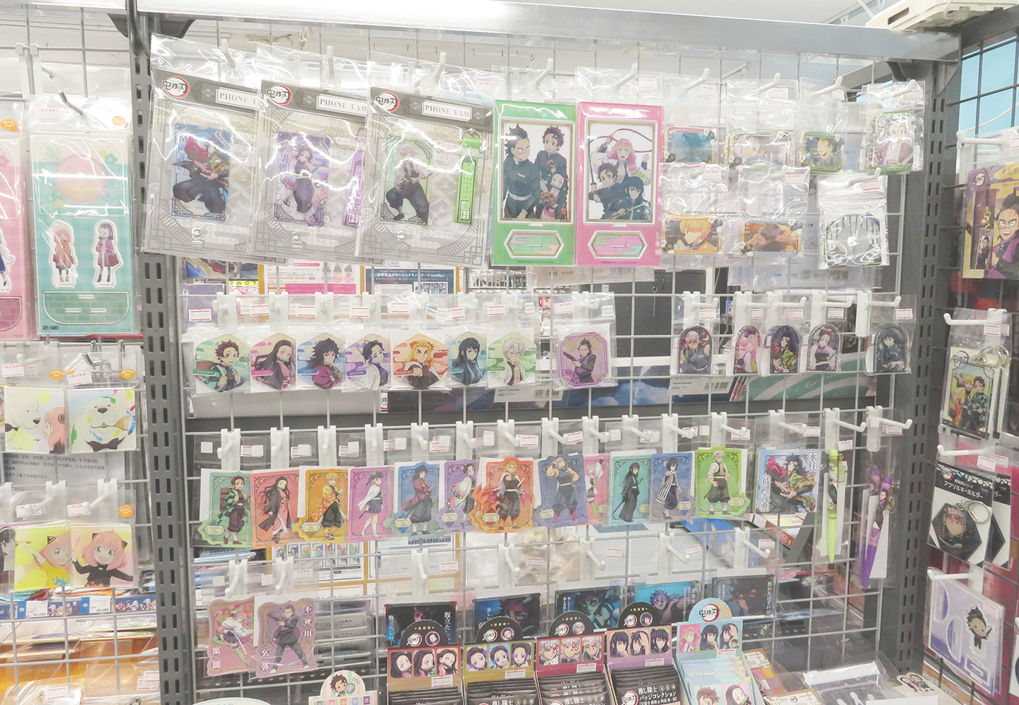 Interior of ANIMATE HACHIOJI store showcasing anime merchandise and displays